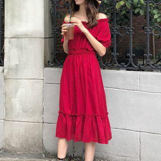 Ruffled Mini Dress