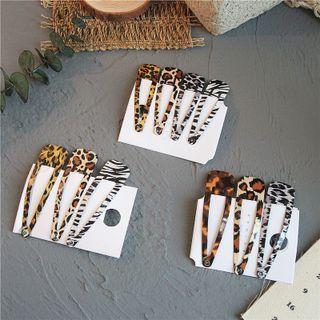 Set: Animal Print Hair Clip