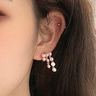 Fringed Earring 1 Pair - 925 Silver - As Shown In Figure - One Size