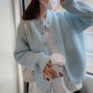 Plain Cardigan Milky Blue - One Size
