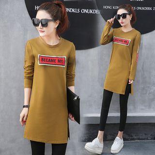Applique Slit-side Tunic