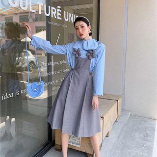 Blouse / Floral Overall Dress