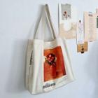 Flower Print Tote Bag Blossom - Beige - One Size