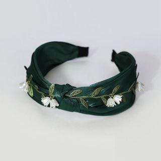Flower Knot Fabric Headband