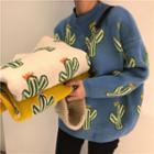 Cactus Jacquard Sweater