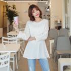 Eyelet-detailed Tunic