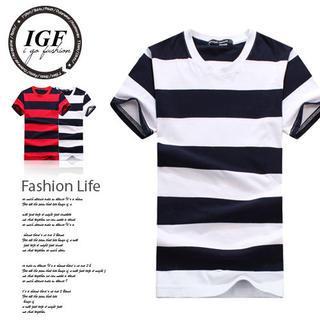 Short Sleeve Striped T-shirt