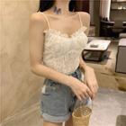 Ruffled Lace Camisole Top