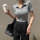 Tight-fit Glam Polo Shirt