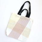 Geometric Print Shopper Bag / Drawstring Backpack
