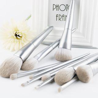 Set Of 12: Make Up Brushes + Pouch