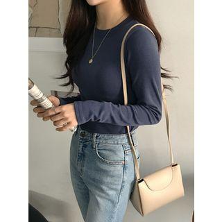 Flap Stitched Shoulder Bag