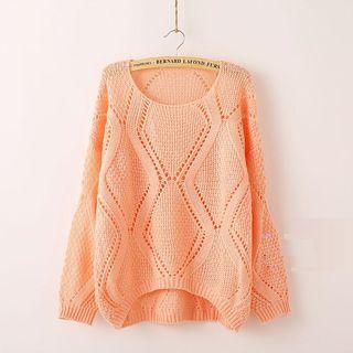 Loose-fit Open Knit Sweater