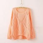 Loose-fit Open Knit Sweater