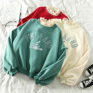 Lace Loose-fit Sweatshirt