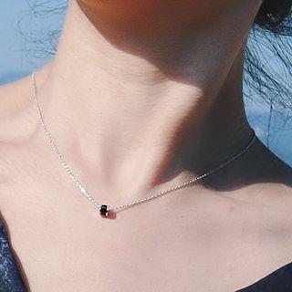 925 Sterling Silver Pendant Necklace With Gift Box - Silver - One Size