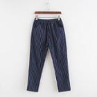 Pinstriped Woolen Pants