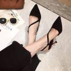 Pointed Toe Slingback Pumps