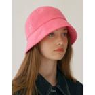 Logo-embroidered Terry Bucket Hat Pink - One Size