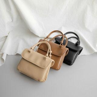 Pocket-detail Tote Bag With Strap
