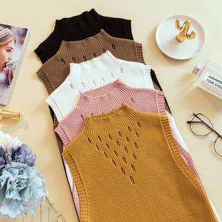 Cut-out Knit Vest