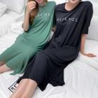 Mitchel Letter T-shirt Dress