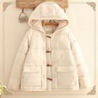 Togged-button Padded Jacket
