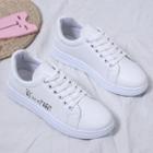 Chinese Character Print Sneakers