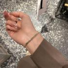 Bar Alloy Bracelet 702 - Gold - One Size