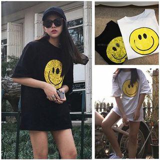 Smiley Face Short-sleeve T-shirt