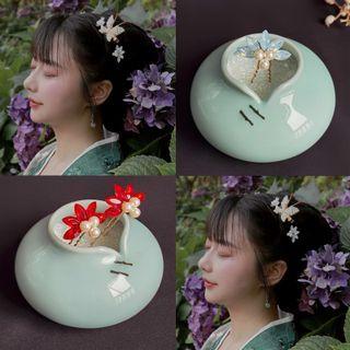 Retro Faux Crystal Faux Pearl Hair Stick / Set