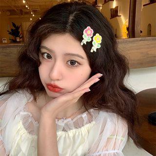 Flower Faux Pearl Alloy Hair Clip (various Designs)