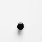 Round Magnetic Earring Single - Black - One Size