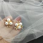 Faux Pearl Stud Earrings 1 Pair - Stud Earring