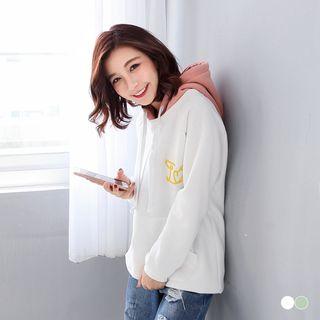 I Luv U Fleece Lined Hoodie