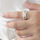 925 Sterling Silver Matte Layered Ring