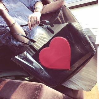 Heart Transparent Handbag