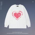 Heart Lettering Print Sweatshirt