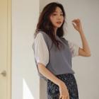 Round / V-neck Ribbed Sweater Vest