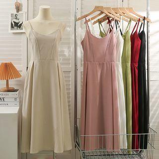 Slim-fit Sleeveless Midi Dress In 6 Colors