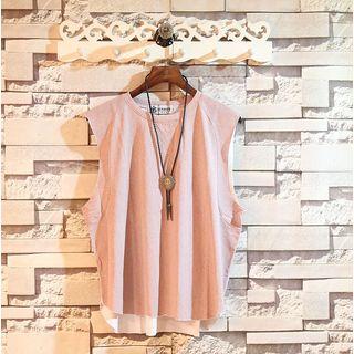 Sleeveless Washed Top