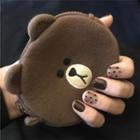 Dotted Toe Faux Nail Patch As Shown In Figure - One Size