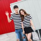 Stripe Couple T-shirt