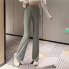 Bow Detail Boot-cut Pants