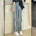 High Waist Tie Dye Loose Fit Jeans