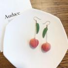 Peach Dangle Earring 1 Pair - As Shown In Figure - One Size