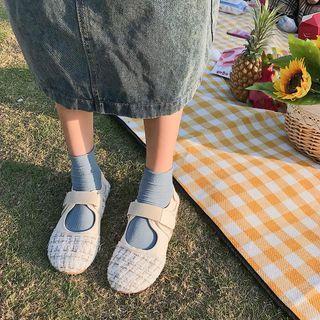 Adhesive Strap Mary Jane Pumps