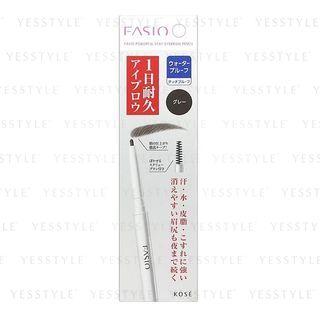 Kose - Fasio Powerful Stay Eyebrow Pencil (#gy001 Gray) 1 Pc