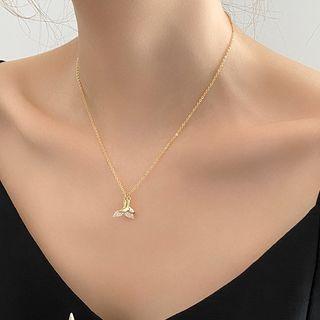 Fish Tail Necklace 1 Pc - Fish Tail Necklace - Gold - One Size