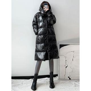 Glitter Hooded Padded Coat